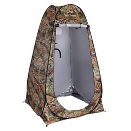 Your Choice Pop Up Tent, Portable Shower Changing Toilet Privacy Room for Camping, Beach, Outdoor and Indoor - Color Black