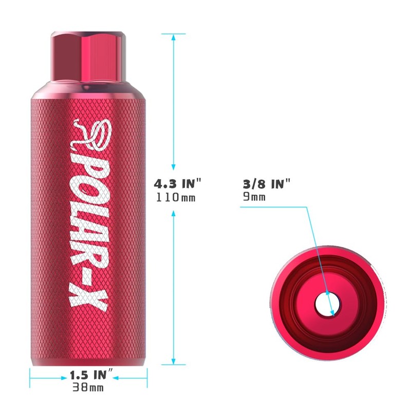 Volo Polar-X PEGFOR BMX Bicycle Foot Studs, Aluminum Alloy Non-Slip