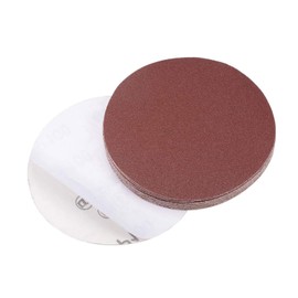 TA-VIGOR 15 Pcs 5 Inch PSA Sanding Discs 100 Grit, No-Hole Self Adhesive Sticky-Back Sandpaper Discs Aluminum Oxide with Sticky Back for Sand Automotive Car Paint, Woodworking Wood, Metal