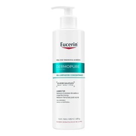 Eucerin Dermopure Gel Limpiador Facial Concentrado Piel Grasa Día/Noche 400ml