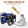12FT Propane Hose with Regulator, 3/8" inch Quick Connect Disconnect