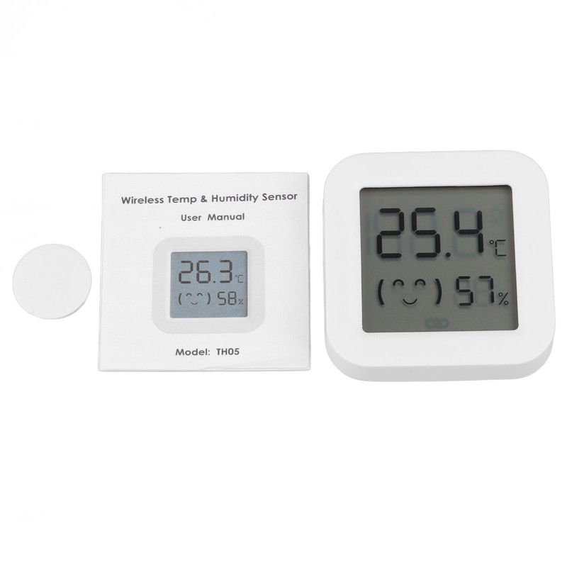 Temperature Humidity Sensor WiFi Intelligent Digital Thermometer Indoor LCD Hygrometer