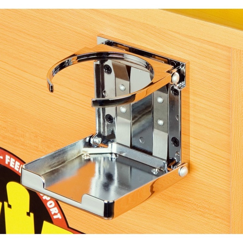 TUNIRO Bottle holder made of chrome-plated steel, foosball table football