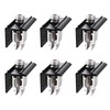 Pack of 6 Solar End Clamps, Solar Panel Holder End