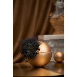 Coucoland 1920s Feather Headband, Women’s 20s Style Flapper Charleston Hairband, Great Gatsby Women's Fancy Dress Costume, Accessories -