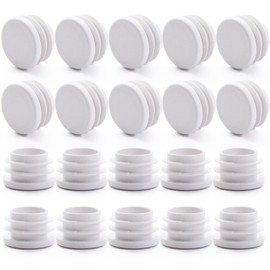 Pstyle. Erector Pipe Single Tube Pipe Cap End Cover White PST-176 (25mm-20pcs)