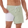 BRISIRA Mens Swim Trunks Swim Shorts Quick Dry 5 inch