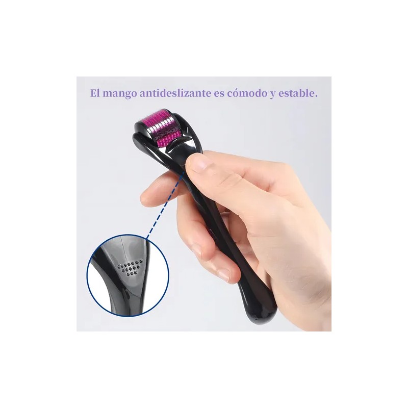 Dermaroller Lynnette Titanio 0.5 mm 540 Agujas Para Rostro