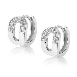 ALEXCRAFT Sterling Silver 925 Earrings Double Hoop Earrings Small Women Hypoallergenic 14k Real Gold-Plated Cartilage Piercing Earrings Sleeping Hoop Earrings Small Huggie Hoop Earrings Fashion Double