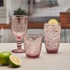 Fitz and Floyd Maddi Wine Goblet, Set of 4, Blush
