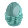 sourcing map 100 Count Cupcake Liners Light Blue Cupcake Cups