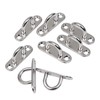 BELLE VOUS M8 Stainless Steel Pad Eye Plate Hooks (8