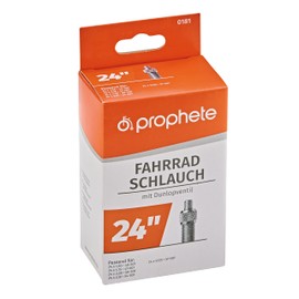 Prophete Bicycle Inner Tube 24 x 1.75/24 x 2.125 Inches (47/57 507) Prophets Bicycle Inner Tube 24 x 1.75/24 x 2.125 Inches (47/57 507), 0181 Black, L