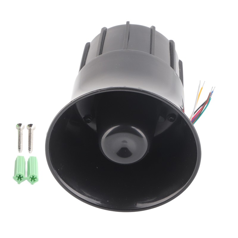 Electric Sound Horn Loud Speaker Truck Warehouse Alarm Siren Support