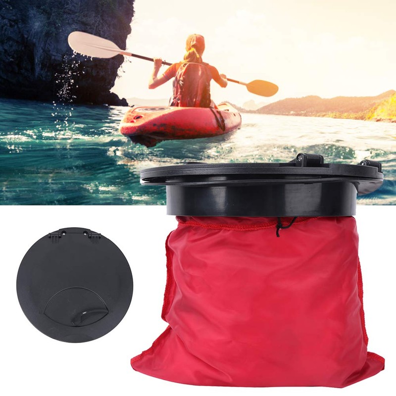 Kayak Hatch Cover 9IN Standard Round Compartment Cover Kit ABS
