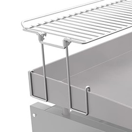 Yukon Glory Griddle Warming Rack Designed for Camp Chef FTG600 Flat Top Griddle, Camp Chef Accessories, Increases Griddling Space, Stainless Steel Flat Top Grill Accessory