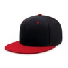 CHOK.LIDS Flat Bill Visor Classic Snapback Hat Blank Adjustable Brim