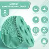 MINTHE™ Makeup Brush Cleaner Mat | 2 Pack | Silicone