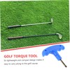 Abaodam Golf Spike Wrench Tool Stainless Steel Golf Club Adjustment