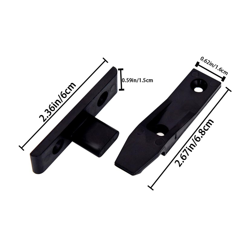 20 PCS Push in Plinth Fasteners Press Fit Panel Clips