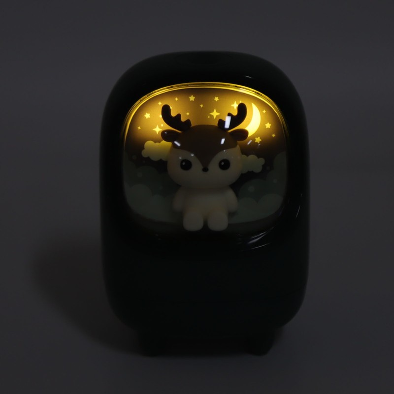 350ml Mini Mist Humidifier Cute Space Capsule Pet Shaped USB