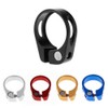 Bike Seat Post Clamp, Metal Ultralight Bicycle Lock Seat Clamp