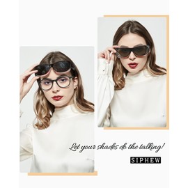 SIPHEW Polarized Fit Over Sunglasses for Men Women, Wrap Around Sun Glasses with UV400 Protection for Driving & Outdoors
