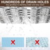 Shower Mat Non Slip，24"X24" Bathtub Mat Non Slip Square Shower