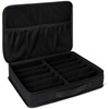 Bukere Sunglasses Organizer Case, Adjustable Slots for Multiple Pairs, Travel