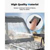 KEMIMOTO Soft Front Windshield, PVC Waterproof Panel Compatible with Polaris