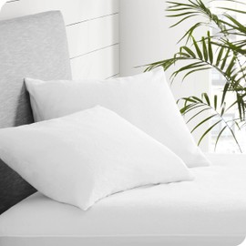 Bare Home Premium Pillow Protectors - King Size (2 Pack) - 100% Waterproof - Vinyl Free Hypoallergenic - 10 Year Warranty - (King Size, Pack of 2)