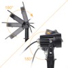 T-SUN RGB Solar Spotlights Outdoor, 5W Solar Lights with 4