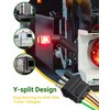 PLUXPAER 4 Pin 5 Wire Trailer Wiring Harness 14AWG Pure