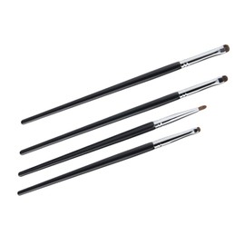 Mikinona 4pcs Professional Makeup Brush Set Eyeliner Brush Eye Makeup Tool Portable Design