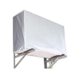 Outdoor Air Conditioner Cover with Elastic Band with Drawstring Air Conditioning Cover Outdoor Device Air Conditioner Cover Anti Dust Anti Snow Waterproof Sunproof (Medium)