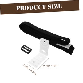 Parliky Pool Cover Strap Kit Fastening Solar Blanket Attachment with Buckle for Easy Installation and Storage Compatible with Pool Reel Systems