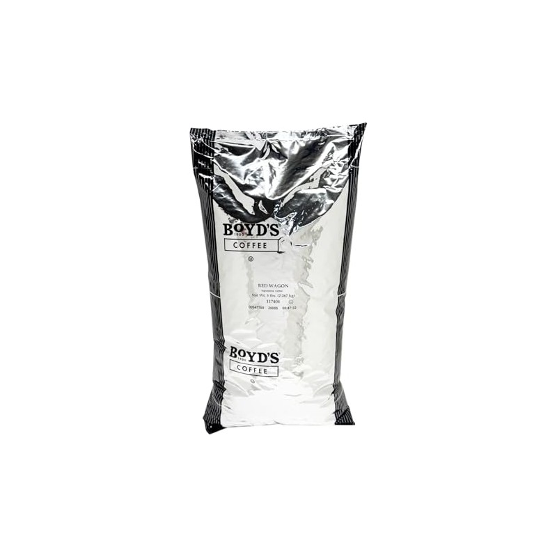 Boyd's Red Wagon Whole Bean Coffee, 5lb Bag – Dark