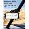 ZIDIYORUO Anti-Vibration UTV Phone Mount Heavy Duty, Full Protection SXS