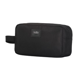 TOTTO - Trick 2: The Black School Pencil Case for Storing All Your Utensils and School or School Black Pequeño Pencil Case in Black - Trik 2, black, Trik 2 Pencil Case in Black