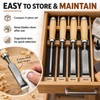 4-Piece Wood Chisel Set for Woodworking – 8/12/16/20mm Carving Chisels