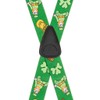 Suspender Store Novelty Leprechaun Suspenders - 1.5-Inch Wide Elastic Straps