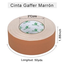 BOMEI PACK Cinta Gaffer (Marrón)