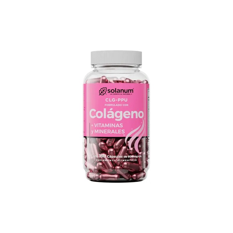 Solanum Colágeno CLG-ppu Vitamina Y Minerales 180 Cáps Sfn Sabor