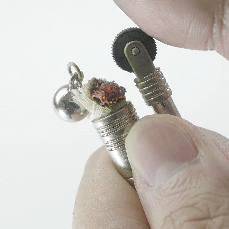 Bush Craft Bushcraft Charrope Holder, Nickel Silver