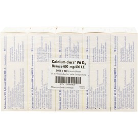 Calcium Dura Vit D3 Shower Head 600 mg/400 IU Pack of 50