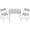 GAOMON Boys and Girls Folding Table and Chairs Set of
