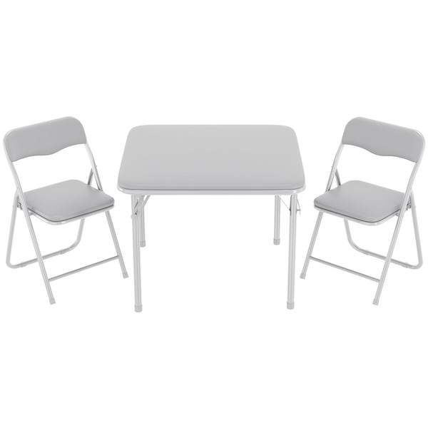 GAOMON Boys and Girls Folding Table and Chairs Set of
