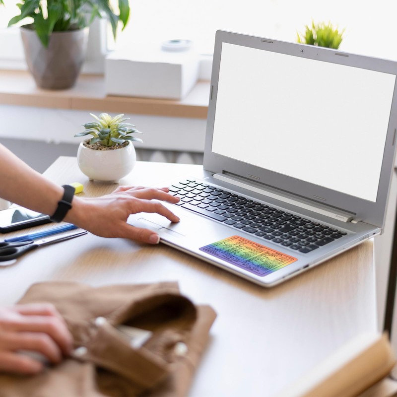 4pcs Windows Shortcut Sticker, Excel Cheat Sheet, Shortcut Stickers for