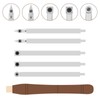 IMOTECHOM 5-Pieces Carbide Tipped Woodturning Tools Lathe Chisel Set with