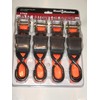 Haulmaster 15' By1" Ratcheting Tie Down (4 Pack)